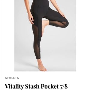 Vitality Stash pocket 7/8 tight powervita, size S